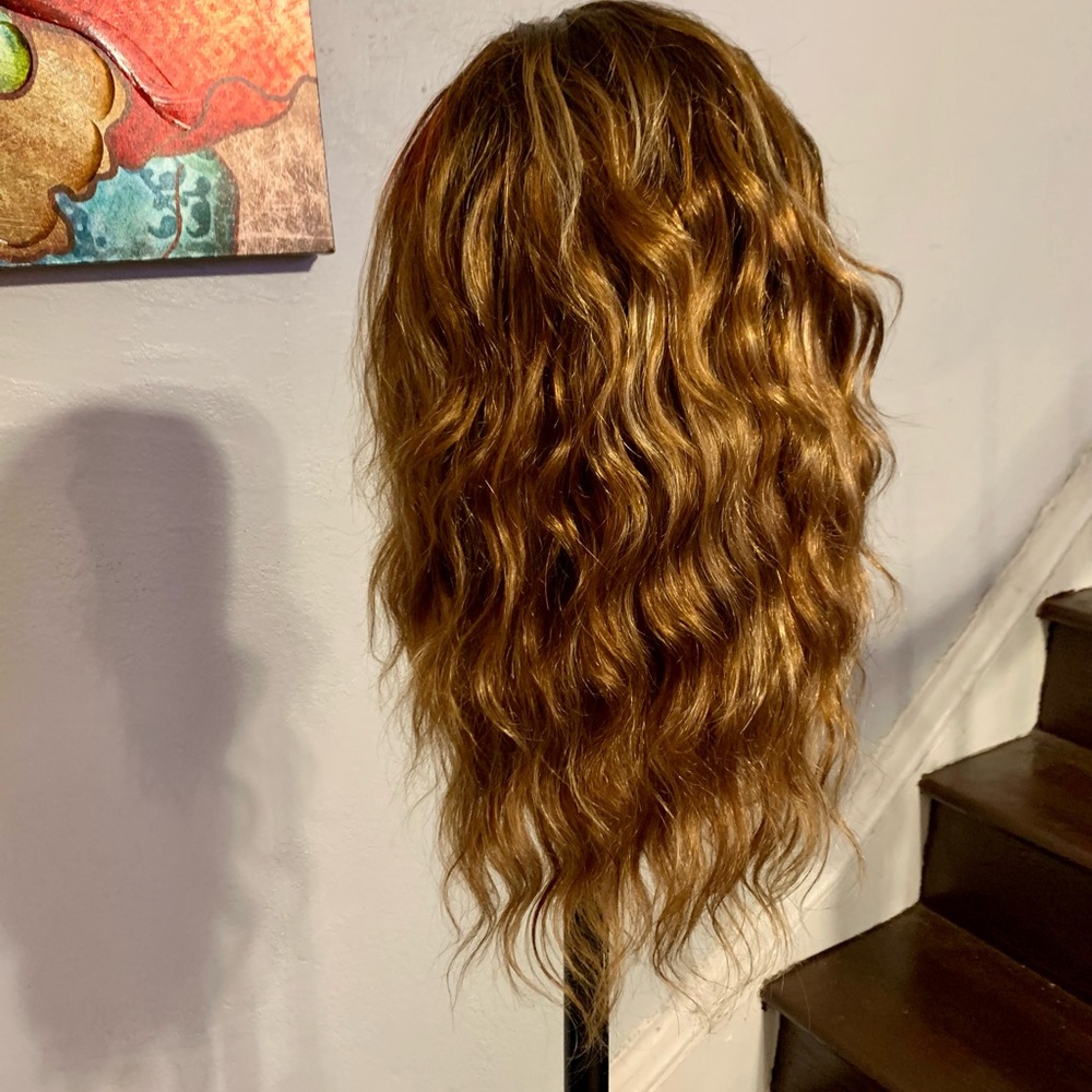 Human hair headband wig